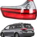 Rear Left Tail Light Brake Lamp Assembly Replacement for Sienna Base/L/LE/XLE/Limited 2015-2020 Outer Driver Side