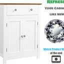 26 pcs Glass Cabinet Knobs Crystal Drawer Pulls Clear 30 mm Diamond for Kitchen, Bathroom Cabinet, Dresser and Cupboard by DeElf