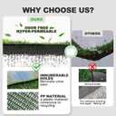 HQ4US 4LEGS Dog Grass Pad with Tray Large 3423, Dog Litter Box with Odor Free Artificial Grass Pee Pads for Dogs Potty Tray with Hemmed Edge, Realistic for Indoor Balcony