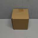 HBlife Facial Tissue Dispenser Box Cover Square White Acrylic Mask Case Holder with Magnetic Bottom, Dryer Sheet Holder for Car, Bathroom, Laundry, Office, Counter and Table, 5.51 x 5.51 x 5.91 Inch