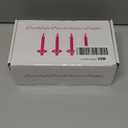 100-Pack White Unscented Taper Candles with Drip Protectors, 4.7" x 0.47" - Smokeless Pure Wax Prayer Candles for Church, Vigil, Memorial, Shabbat & Religious Services