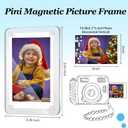 Remerry 24 Pcs Acrylic Fridge Magnetic Frames for Photos Compatible with Polaroid Instax Mini Pictures Double Sided Clear Fridge Magnetic Frame for Family Friend Class of 2026, 2.36 x 3.54 Inch