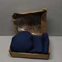 Amazon Basics Lightweight Super Soft Easy Care Microfiber 4 Piece Bed Sheet Set with 14-Inch Deep Pockets, Full, Navy Blue, Solid