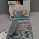 TYNOR Lumbar Support Belt Breathable Compression Lower Back Brace, Adjustable Waist Lumbar Support Brace for Men & Women, Herniated Disc, Sciatica, Back Pain & Heavy Lifting (Small, Grey)