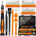 JOREST 40 Pcs Small Precision Screwdriver Set with Torx Triwing Phillips, Mini Repair Tool Kit for Macbook, Computer, Laptop, PC, iPhone, PS5, Xbox, Switch, Glasses, Watch, Ring Doorbell, Electronics