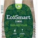 Dixie EcoSmart 100% Recycled Fiber Paper Coffee Cups With Lids, 16 Oz, 96 Count (Pack of 6), Large Paper Coffee Cups For Hot Beverages (Kraft)