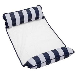Aqua Original 4-in-1 Monterey Hammock Pool Float & Water Hammock Multi-Purpose, Inflatable Pool Floats for Adults Patented Thick, Non-Stick PVC Material Navy Blue