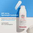 2 x EltaMD UV Daily SPF 40 Face Sunscreen Moisturizer with Zinc Oxide, Daily Face Moisturizer with SPF, Sunscreen for Dry Skin