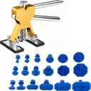 Car Body Dent Repair Removal Tool, Paint-Free Dent Repair Puller and 18 Label Hail Dent Suction Repair Tool - (1 Set)