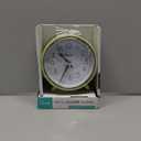 Equity 5" Silent Sweeping Quartz Metal Alarm Clock-Light Green (Model 20090)