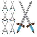 NQEUEPN 12pcs Inflatable Swords, 24 Inch Inflatable Pirates Swords Pirate Party Swords Inflatable Toy Swords Pirate Party Supplies for Birthday Cosplay Halloween Costume
