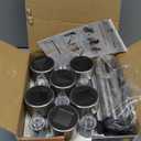 GIGALUMI Solar Pathway Lights, Stainless Steel IP44 Waterproof Auto On/Off Outdoor LED Solar Landscape Lights for Garden, Yard, Patio, Path and Walkway(12 Pack, Warm White)