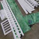 Full Size Montessori Floor Bed Frame with Convertible Door & Wood Slats for Kids,Wood Montessori Bed with Safety Guardrails for Girls & Boys,White