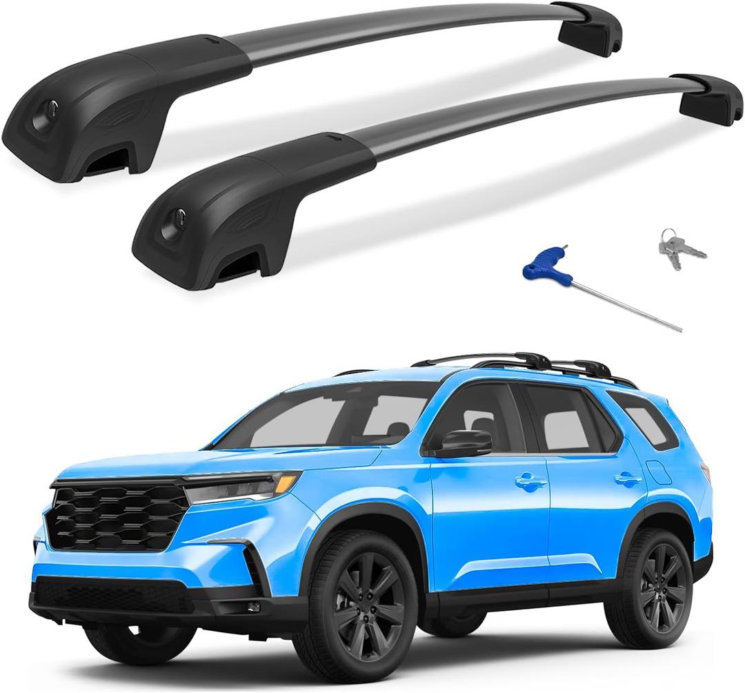 300lbs Roof Rack Cross Bars Compatible with Honda Pilot 2023-2026 Sport TrailSport Touring Elite (Not for LX & EX-L), Aluminum Roof Rails Crossbars Rooftop Cargo Carrier Luggage Rails