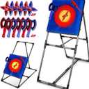 Axe Throwing Game for Backyard, Axe Throwing Game Target with 12 Throwing Axes, Lightweight & Portable Outdoor Games Indoor Carnival Yard Lawn for Age 6-12, Backyard Games for Family Party