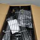 Ulif E13C Max Heavy Duty Closet Organizer Systemï¼ŒFreestanding Clothing Racks for Hanging Clothesï¼ŒAdjustable Garment Rack 86" W x16 D x77 H Hold 1100 lbsï¼ŒBlack Rack with Black Dustproof Cover