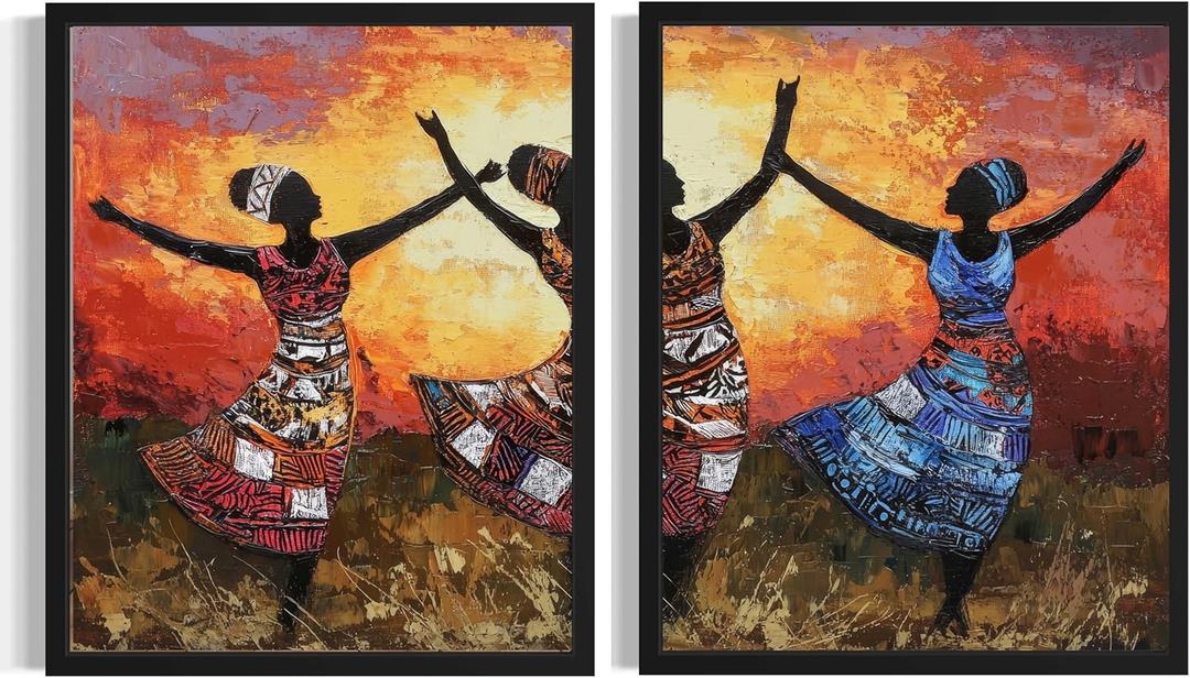 3 x Haiti African Art Poster Print, Africa Rural Landscape Wall Art, Heritage Artwork Culture Travel Poster Vintage Artwork Living Room and Bathroom Decor AA1 (Haiti African Art, 8 x 10 inches (2 Panels), Unframed) 3 x Haiti African Art Poster Print, Africa Rural Landscape Wall Art, Heritage Artwork Culture Travel Poster Vintage Artwork Living Room and Bathroom Decor AA1 (Haiti African Art, 8 x 10 inches (2 Panels), Unframed)