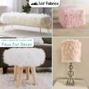 Ice Fabrics Craft Faux Fur Fabric Pre Cut Rolls - 4"x60" Fur Ribbon Mohair Fabric Strips - Super Soft and Fuzzy - Perfect for Crafts, Costumes & Decoration - Fuchsia - 4x60
