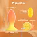 5 x Anal Butt Plug Vibrator Adult Sex Toys for Women Men, Anal Toys Remote Control Vibrating Anal Trainer Beads with 10 Vibration Modes for Beginners Advanced Players Couple