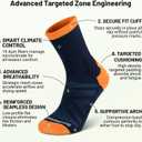SPIRESNUG Merino Wool Hiking Crew Socks Men Women