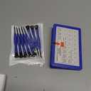 Upgrade Version Magnetic Eye Glass Repairing Kit, Eyeglass Repair Tool Kit with Compact Screw Box Include Nose Pads, Precision Screwdriver Set, Screws, Tweezer for Eyeglass, Sunglass, Spectacles Watch