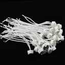 Nastyaer for 30 Pcs 7cm 10cm 15cm 20cm Wire, White Halogen LED Lamp Light Bulb MR16 G4 Mr11 G5.3 G6.35 Socket Holder Base - (Color: 7cm Cord Length)