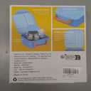 Bento Box for Kids with Soup Thermos(9oz) Kid Bento Lunch Box with Leak Proof Insulated Food Jar, Hot & Cold Lunch Container Set for School Girls Boys, 4-Compartments, Purple/Blue