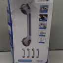 TAILI Grab Bars for Bathtubs and Showers 2 Pack Suction Grab Bar, Heavy Duty Shower Handle Removable Bath Handrails for Seniors and Elderly, Bathroom Safety Grip No Drilling Waterproof,Grey (16.8", Gray)