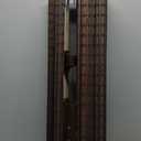 LazBlinds No Drill Cordless Bamboo Roman Shades, 33" W x 64" H, Espresso