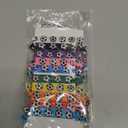 20 Pieces Soccer Hair Ties Football Hair Bands Accessories No Crease Ribbon Soccer Ponytail Holders