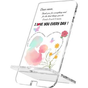 Gifts for Mom Birthday Gifts for Mother Desk Decor Gifts Phone Holder Mother's Day Present Gift from Daughter Son I Love You Everyday