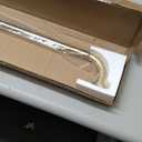 Warm Gold Disc Curtain Rods, 48-84 Inches Window Curtain Rod, Adjustable Room Darkening Drapery Rod with Aluminum Finials and Brackets, Wrap Around Design