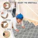 DEXDE Bullnose Carpet Stair Treads Landing Mat for Wooden Steps Indoor