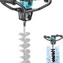 36V Cordless Post Hole Digger for Makita 18V, Power Earth/Ice Auger, Large