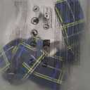 Sexy Lingerie for Women Halloween School Girl Student Cosplay Costumes Outfit Top and Mini Skirt, Size X-Large (Navy Blue)