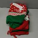 HiPeep 4Pcs Christmas Stockings, 18 Premium Large Knitted Christmas Stockings Reindeer Snowflake Stocking for Family, Holiday and Fireplace Party Decoration