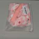 ABRRLO Cute Dog Dress Small Dog Clothes For Girls Female Puppy Outfit Pink Floral Pet Summer Clothes Bowknot Doggy Cat Princess Dress Harness Set for Holiday Birthday Party Costume Clothing (Pink,XXL)