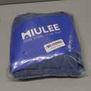 MIULEE Stone Blue Blackout Curtains for Bedroom Living Room 63 Inches Long 2 Panels, Thermal Insulated Room Darkening Drapes Solid Grommet Top Noise Reducing Light Blue Window Treatments 40x63 Inch