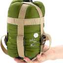 ECOOPRO Warm Weather Sleeping Bag - Portable, Waterproof, Compact Lightweight, Comfort with Compression Sack - Great for Outdoor Camping, Backpacking & Hiking-83 L x 30" W Fits Adults