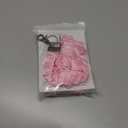 2 x Stretchy Scrunchie Lanyard for ID Badges Keys, Cute Teacher Lanyard for Women with 2 Card Holders 19.6 Inch (Pink)