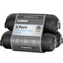 Flemoon [3 Pack] Outdoor Extension Cord Safety Cover with Waterproof Seal, Weatherproof Electrical Connection Box to Protect Outdoor Outlet, Plug, Socket, Christmas Holiday Decoration Light, Black