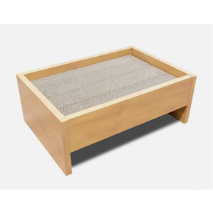 Reversible Cat Scratcher Bed, Stylish Nordic Design for Indoor Cats, Non-Toxic
