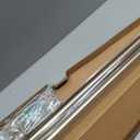 Ivilon Drapery Window Curtain Rod - End Cap Style Design 1 Inch Pole. 72 to 144 Inch Color Warm Gold