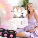 Gable Candy Treat Boxes,30 Pack Metallic Foil Gable Gift Boxes Small Goodie Boxes Christmas Party Favor Boxes Kraft Paper Gift Box Snack Goodies Cardboard Gable Boxes for Christmas Party Birthday (Black)