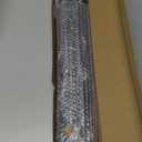 2 Pack 28-48 inch Black Metal Wall Mounted Curtain Rod Set with Brackets, 5/8" Adjustable Small Curtain Rods for Bedroom, Kitchen, Living Room, Grommet Curtains