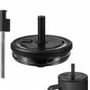 TERPINK Tumbler Lid Replacement Only Compatible with BrüMate Era 30oz, Leak Resistant Flexible Straw Lid for Insulated Water Bottle, Spill Proof Lid Bottle Top Cap Accessories 30oz