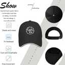 Girls Trip 2025 hat USA Cowboy hat AllBlack Custom hat Gifts for Women Hiking Cap (Black)