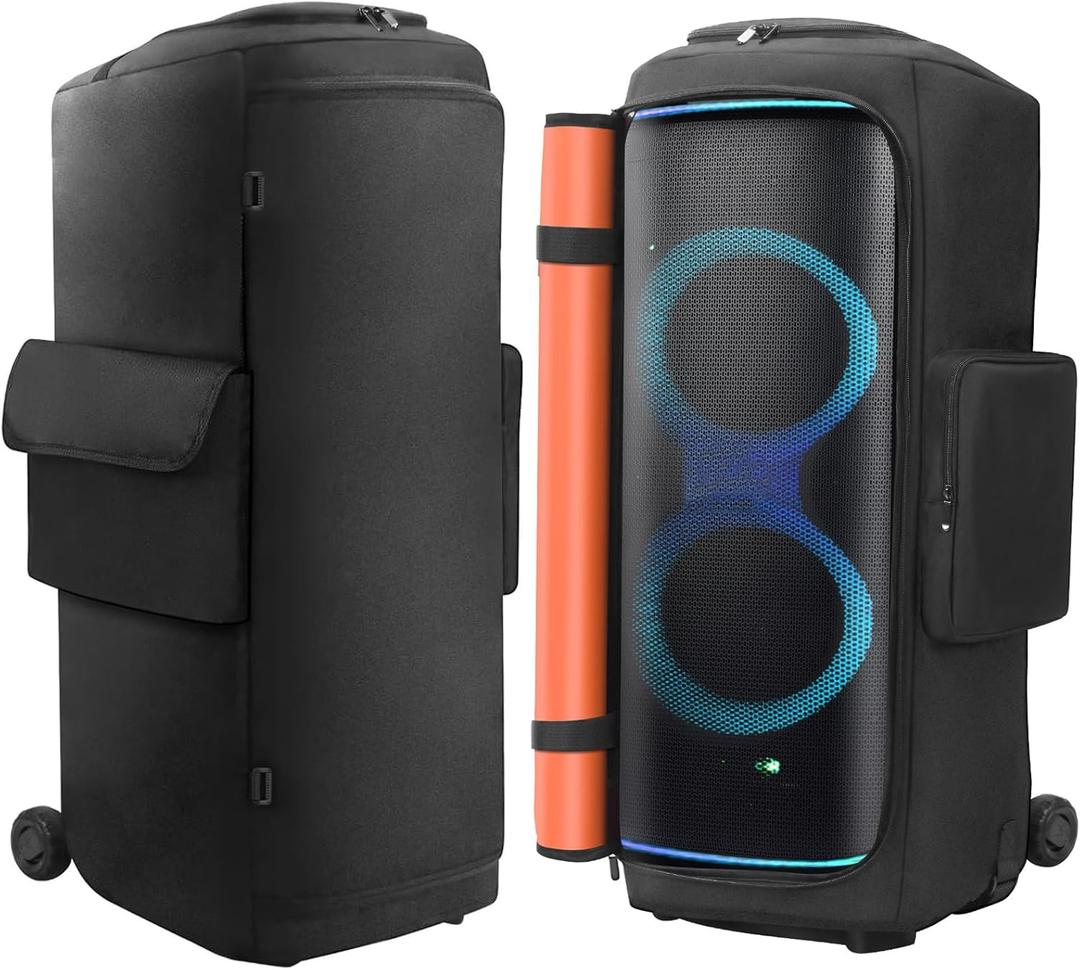 Speaker Case Compatible with JBL PartyBox 720 Portable Speaker, Outdoor Party Travel Dust Cover Protective Case Storage Bag with Pockets for JBL PartyBox 720 and Accessories