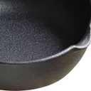 Mini Cast Iron Skillet, 4.3 inch Mini Egg Frying Pan Melting Pot with Double Drip Spouts, Small Frying Pan Oil Heating Pan Milk Butter Warmer Pot with Wood Handle for Indoor Outdoor Cooking