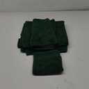 Cotton-Blend Towel Collection, Rayon from Bamboo and Cotton Towels for Shower and Bath, 6-Piece Bath, Hand, and Face Towel Set, 30" x 54",13" x 13", Solid, Hunter Green by Blue Nile Mills